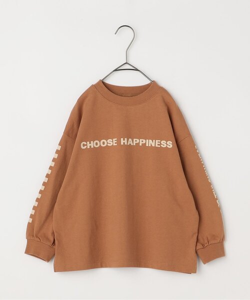 p.premier(ピードットプルミエ)の「【ジュニア対応】イロチ買いしたいナンバリングとロゴの長袖Tシャツ(Tシャツ/カットソー・キッズ・ブラウン/グリーン/グレー/オフホワイト/チャコール/イエロー・80/90/100/110/120/130/140)」の20枚目の写真