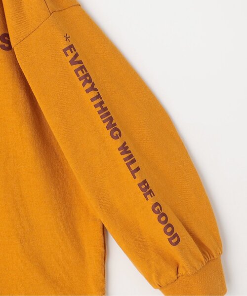 p.premier(ピードットプルミエ)の「【ジュニア対応】イロチ買いしたいナンバリングとロゴの長袖Tシャツ(Tシャツ/カットソー・キッズ・ブラウン/グリーン/グレー/オフホワイト/チャコール/イエロー・80/90/100/110/120/130/140)」の14枚目の写真