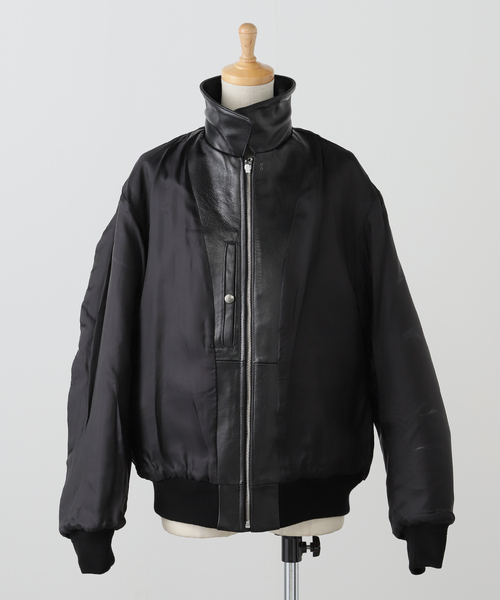 FRAMeWORK(フレームワーク)の「LOEFF/ロエフ LAMB LTR FLHT ジャケット(ライダースジャケット・レディース・ブラック・FREE)」の16枚目の写真