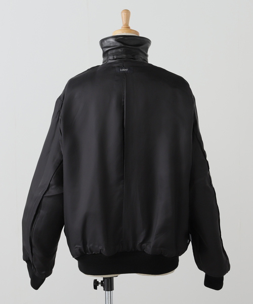 FRAMeWORK(フレームワーク)の「LOEFF/ロエフ LAMB LTR FLHT ジャケット(ライダースジャケット・レディース・ブラック・FREE)」の15枚目の写真