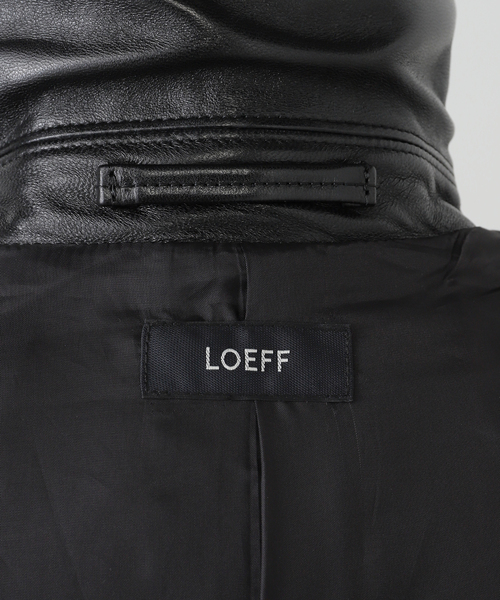 FRAMeWORK(フレームワーク)の「LOEFF/ロエフ LAMB LTR FLHT ジャケット(ライダースジャケット・レディース・ブラック・FREE)」の14枚目の写真