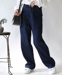 and it_（アンドイット）の「ハイウエストワイドデニム（デニムパンツ・レディース）」