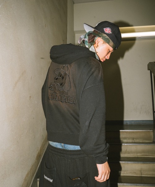 centimeter(センチメーター)の「CMT ruler zip hoodie(パーカー・メンズ・ブラウン/ネイビー/ブラック/杢グレー・MEDIUM/LARGE/X-LARGE)」の5枚目の写真