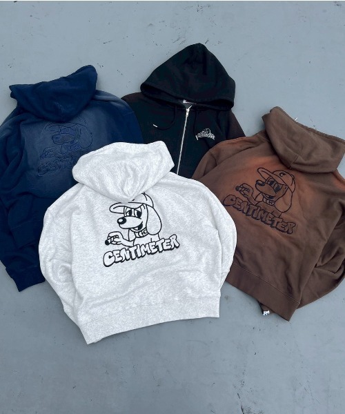 CMT ruler zip hoodie（パーカー）｜centimeter（センチメーター）の