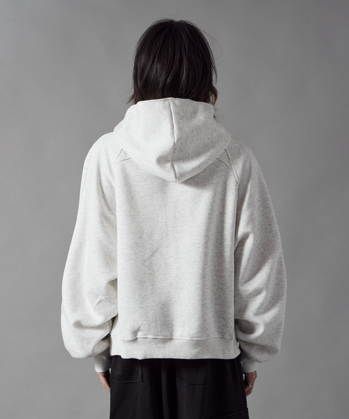 Theater code(シアターコード)の「High-Neck Zip-Up Hoodie/ハイネックジップパーカーメンズ(パーカー・メンズ・ブラック/グレー・L/M)」の7枚目の写真