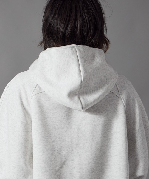 Theater code(シアターコード)の「High-Neck Zip-Up Hoodie/ハイネックジップパーカーメンズ(パーカー・メンズ・ブラック/グレー・L/M)」の8枚目の写真
