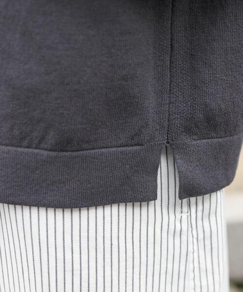 FORK&SPOON（フォークアンドスプーン）の「FORK&SPOON　クルーネックニットベスト（ベスト・レディース・チャコールグレー/ベージュ・1）」の7枚目の写真
