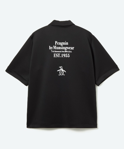 penguin BY MUNSINGWEAR（ペンギン バイ マンシングウェア）の「LIGHT SWEAT SET-UP　セットアップゴルフウェア（シャツ/ブラウス・メンズ・ブラウン/ブラック・S/M/L/XL）」の4枚目の写真