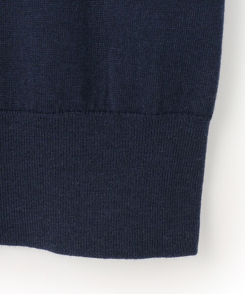 洗える】ウーステッドウール ポロニット（ニット/セーター）｜23区 L