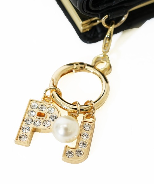 PAUL & JOE ACCESSOIRES(ポールアンドジョーアクセソワ)の「【PAUL & JOE ACCESSOIRES /ポール アンド ジョー アクセソワ 】 QUILTING チャーム付きがま口ミニウォレット(財布・レディース・ピンク/ブラック/アイボリー・FREE)」の7枚目の写真