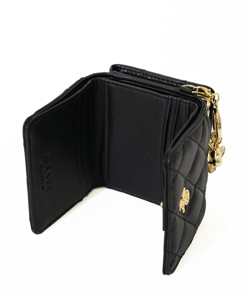 PAUL & JOE ACCESSOIRES(ポールアンドジョーアクセソワ)の「【PAUL & JOE ACCESSOIRES /ポール アンド ジョー アクセソワ 】 QUILTING チャーム付きがま口ミニウォレット(財布・レディース・ピンク/ブラック/アイボリー・FREE)」の9枚目の写真