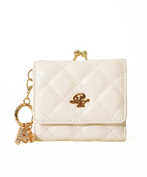 PAUL & JOE ACCESSOIRES(ポールアンドジョーアクセソワ)の「【PAUL & JOE ACCESSOIRES /ポール アンド ジョー アクセソワ 】 QUILTING チャーム付きがま口ミニウォレット(財布・レディース・ピンク/ブラック/アイボリー・FREE)」の10枚目の写真