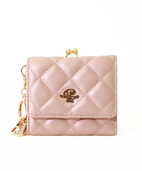PAUL & JOE ACCESSOIRES(ポールアンドジョーアクセソワ)の「【PAUL & JOE ACCESSOIRES /ポール アンド ジョー アクセソワ 】 QUILTING チャーム付きがま口ミニウォレット(財布・レディース・ピンク/ブラック/アイボリー・FREE)」の11枚目の写真