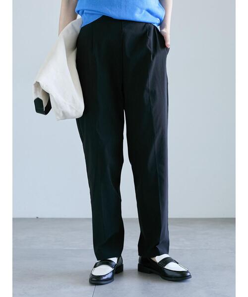 Lugnoncure（ルノンキュール）の「ストレッチテーパードパンツ（その他パンツ・レディース・カーキ/ネイビー/ベージュ/グレー/ブラック・M/L）」の2枚目の写真