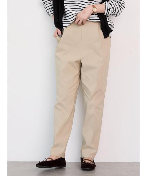 Lugnoncure（ルノンキュール）の「ストレッチテーパードパンツ（その他パンツ・レディース・カーキ/ネイビー/ベージュ/グレー/ブラック・M/L）」の13枚目の写真