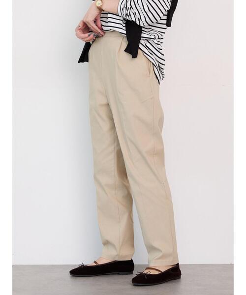 Lugnoncure（ルノンキュール）の「ストレッチテーパードパンツ（その他パンツ・レディース・カーキ/ネイビー/ベージュ/グレー/ブラック・M/L）」の14枚目の写真