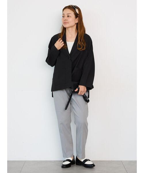 Lugnoncure（ルノンキュール）の「ストレッチテーパードパンツ（その他パンツ・レディース・カーキ/ネイビー/ベージュ/グレー/ブラック・M/L）」の15枚目の写真