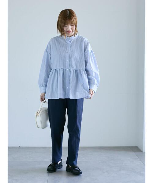 Lugnoncure（ルノンキュール）の「ストレッチテーパードパンツ（その他パンツ・レディース・カーキ/ネイビー/ベージュ/グレー/ブラック・M/L）」の21枚目の写真