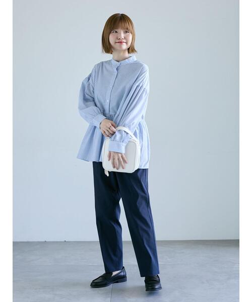 Lugnoncure（ルノンキュール）の「ストレッチテーパードパンツ（その他パンツ・レディース・カーキ/ネイビー/ベージュ/グレー/ブラック・M/L）」の22枚目の写真