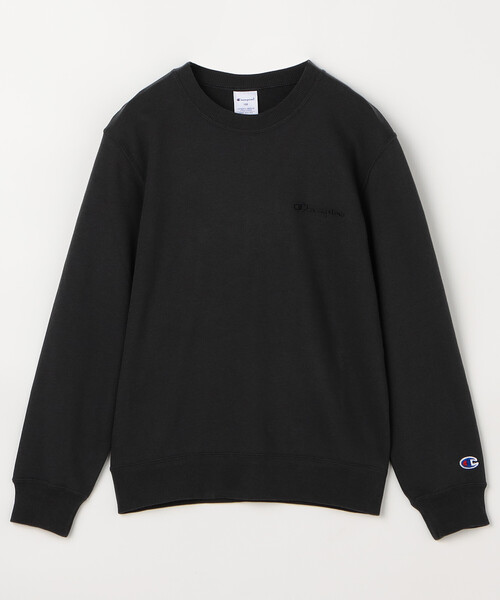 Champion(チャンピオン)の「限定展開 Champion/チャンピオン キッズ クルーネックスウェットシャツ / CK-C001(スウェット・メンズ・ネイビー/ベージュ/ブラック・120/110/150/140/130)」の1枚目の写真