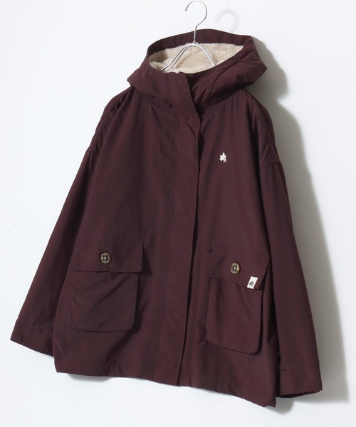 LOGOS(ロゴス)の「2025AW LOGOS/ロゴス 撥水 ナイロンタスラン 裏フリース マウンテンパーカー フーディージャケット(マウンテンパーカー・レディース・スミクロ/カーキ/エンジ/ベージュ・LL/L/M)」の1枚目の写真