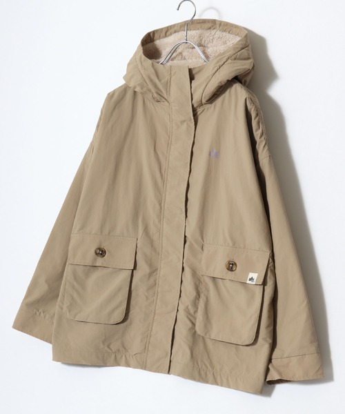 LOGOS(ロゴス)の「2025AW LOGOS/ロゴス 撥水 ナイロンタスラン 裏フリース マウンテンパーカー フーディージャケット(マウンテンパーカー・レディース・スミクロ/カーキ/エンジ/ベージュ・LL/L/M)」の3枚目の写真