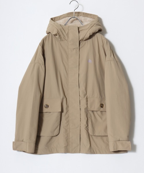 LOGOS(ロゴス)の「2025AW LOGOS/ロゴス 撥水 ナイロンタスラン 裏フリース マウンテンパーカー フーディージャケット(マウンテンパーカー・レディース・スミクロ/カーキ/エンジ/ベージュ・LL/L/M)」の5枚目の写真