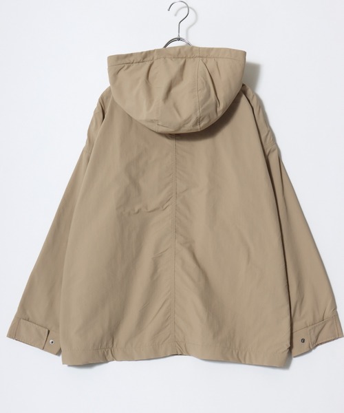 LOGOS(ロゴス)の「2025AW LOGOS/ロゴス 撥水 ナイロンタスラン 裏フリース マウンテンパーカー フーディージャケット(マウンテンパーカー・レディース・スミクロ/カーキ/エンジ/ベージュ・LL/L/M)」の6枚目の写真