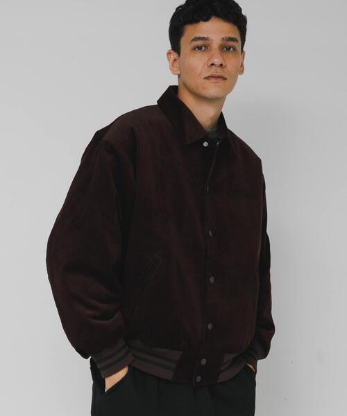 URBAN RESEARCH Sonny Label(アーバンリサーチサニーレーベル)の「『別注』GEM SPORTSWEAR×Sonny Label コーデュロイパデッドブルゾン(ブルゾン・メンズ・ダークブラウン/ネイビー・MEDIUM/LARGE)」の6枚目の写真