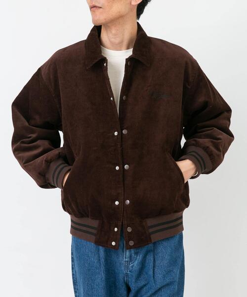 URBAN RESEARCH Sonny Label(アーバンリサーチサニーレーベル)の「『別注』GEM SPORTSWEAR×Sonny Label コーデュロイパデッドブルゾン(ブルゾン・メンズ・ダークブラウン/ネイビー・MEDIUM/LARGE)」の11枚目の写真