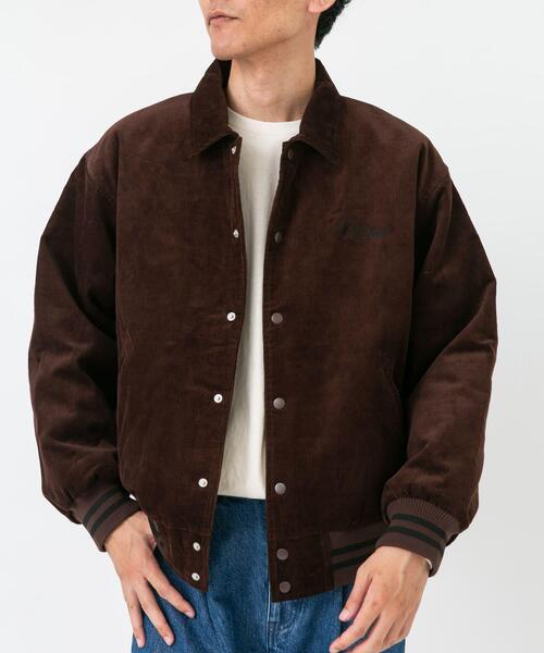 URBAN RESEARCH Sonny Label(アーバンリサーチサニーレーベル)の「『別注』GEM SPORTSWEAR×Sonny Label コーデュロイパデッドブルゾン(ブルゾン・メンズ・ダークブラウン/ネイビー・MEDIUM/LARGE)」の12枚目の写真