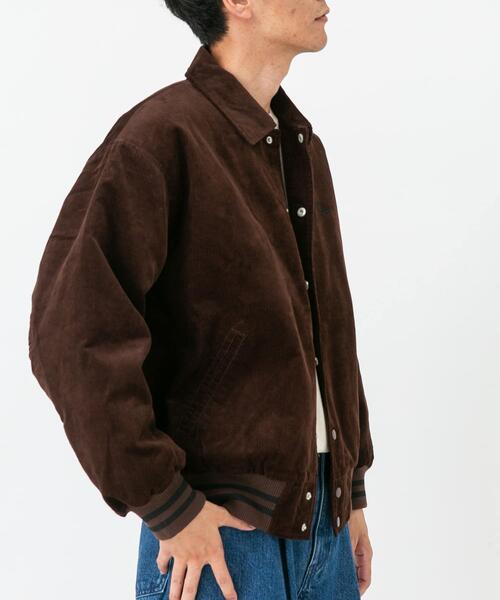 URBAN RESEARCH Sonny Label（アーバンリサーチサニーレーベル）の「『別注』GEM SPORTSWEAR×Sonny Label　コーデュロイパデッドブルゾン（ブルゾン・メンズ・ダークブラウン/ネイビー・MEDIUM/LARGE）」の22枚目の写真