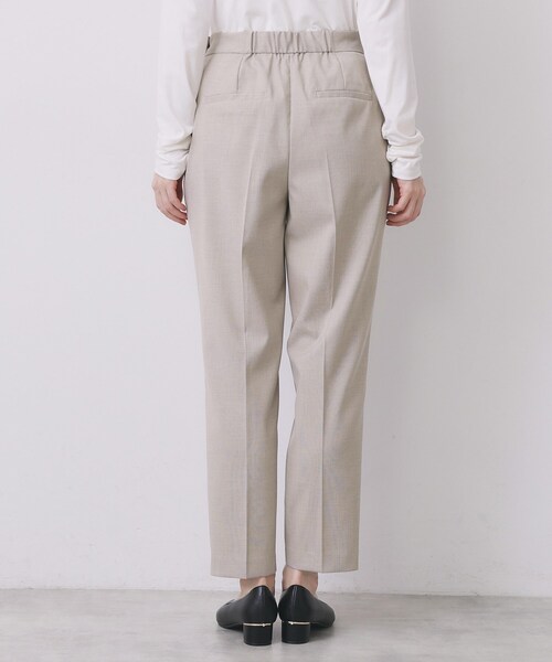 index(インデックス)の「ウールライクストレッチテーパードパンツ/セットアップ対応【洗濯機OK】(その他パンツ・レディース・ブラック/ベージュ/グレー・36/38/40/42)」の20枚目の写真