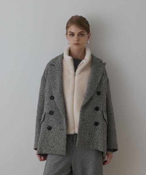 ダイアグラム⭐️フードファーコート⭐️diagram⭐️グレース