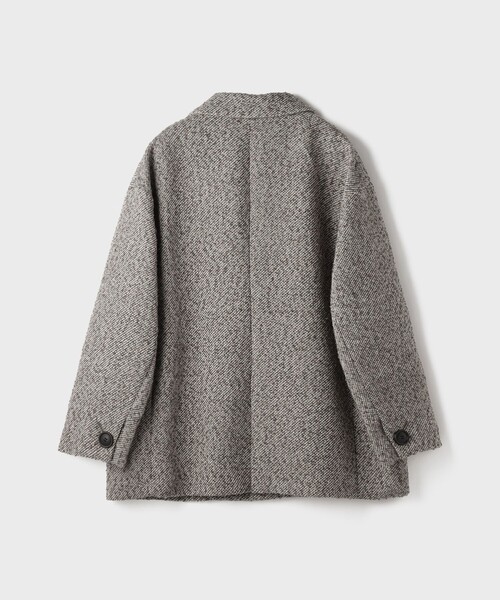 Diagram(ダイアグラム)の「カルゼツイードダブルジャケット(その他アウター・レディース・グレー/ブラウン・38/36)」の5枚目の写真