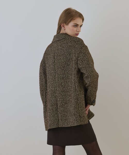 Diagram(ダイアグラム)の「カルゼツイードダブルジャケット(その他アウター・レディース・グレー/ブラウン・38/36)」の13枚目の写真