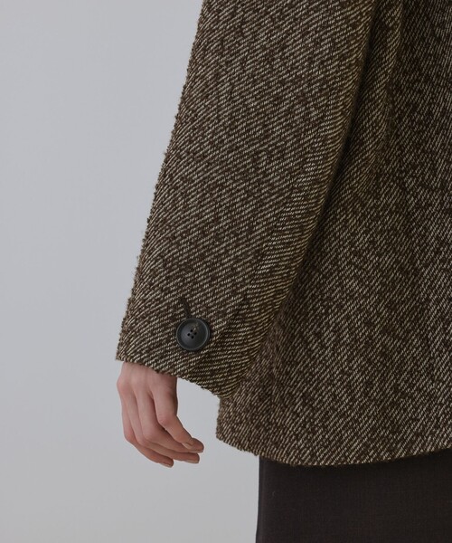 Diagram(ダイアグラム)の「カルゼツイードダブルジャケット(その他アウター・レディース・グレー/ブラウン・38/36)」の17枚目の写真