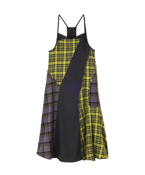 AULA AILA(アウラアイラ)の「AULA AILA(アウラ アイラ)別注チェックジャンパースカート(ワンピース・レディース・イエロー/ブラック・0)」の2枚目の写真