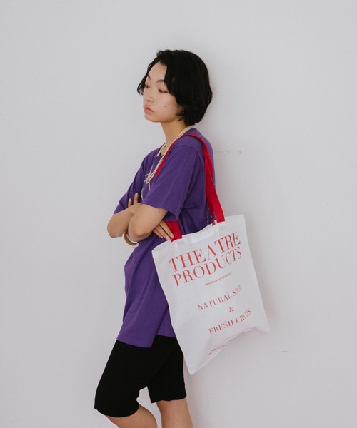 THEATRE PRODUCTS（シアタープロダクツ）の「ロゴプリントトートバッグ（トートバッグ・レディース・ブラック/レッド/ホワイト・FREE）」の13枚目の写真