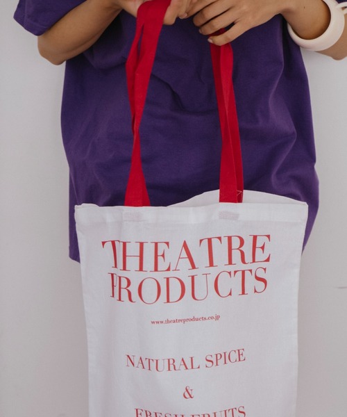 THEATRE PRODUCTS（シアタープロダクツ）の「ロゴプリントトートバッグ（トートバッグ・レディース・ブラック/レッド/ホワイト・FREE）」の10枚目の写真