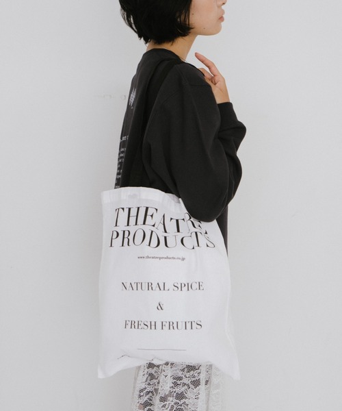 THEATRE PRODUCTS（シアタープロダクツ）の「ロゴプリントトートバッグ（トートバッグ・レディース・ブラック/レッド/ホワイト・FREE）」の16枚目の写真