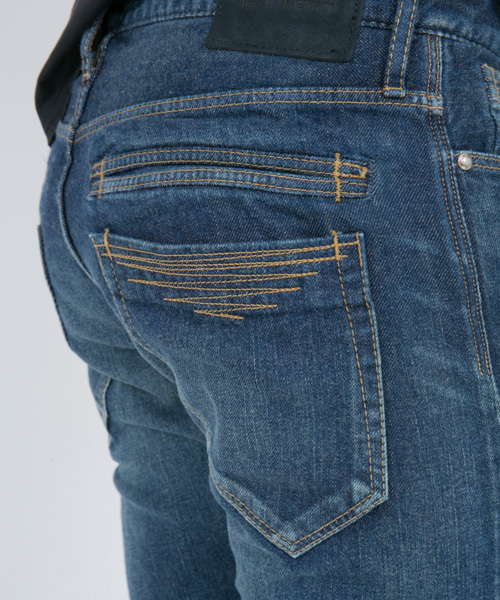 TAVERNITI SO JEANS（タヴァニティソージーンズ）の「【JIMMY TAVERNITI / ジミー タバニティ】Blackie スリム テーパード デニム（デニムパンツ・メンズ・インディゴブルー・32inch/33inch/31inch/28inch/29inch/30inch/34inch）」の5枚目の写真