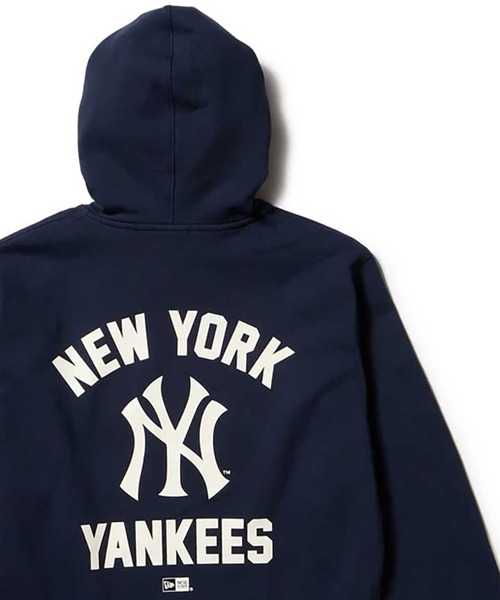 NEW ERA(ニューエラ)の「NEWERA-MLB SW PO HOODIE(パーカー・メンズ・ナチュラル/ネイビー・M/L)」の2枚目の写真