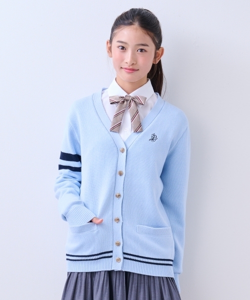 卒服】Vネックラインカーディガン（ニット/セーター）｜pom ponette