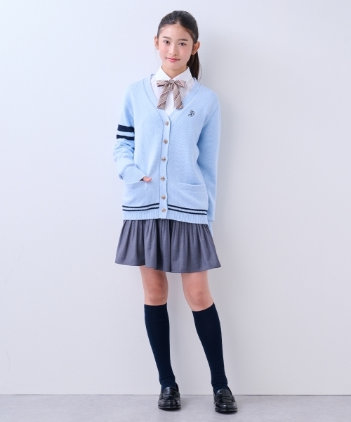 卒服】Vネックラインカーディガン（ニット/セーター）｜pom ponette