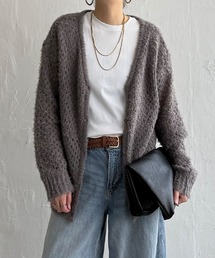 LBC | フェザーメッシュカーディガン(カーディガン/ボレロ)