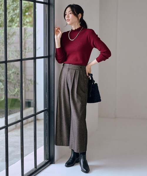 acka【完売アイテム】フリルニット シアーフリルニット | KNIT | anana online store