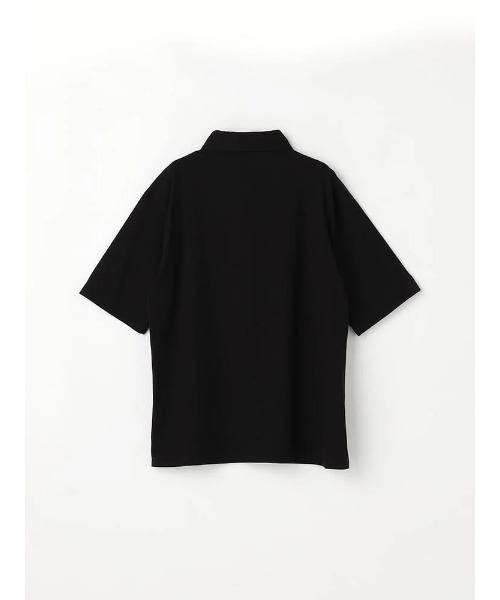 Perfect Suit FActory(パーフェクトスーツファクトリー)の「【ストレッチ】ワイドカラーポロシャツ ブラック/ネイビー(ポロシャツ・メンズ・ネイビー/ブラック/ライトグレー/ホワイト・LL/L/M)」の17枚目の写真
