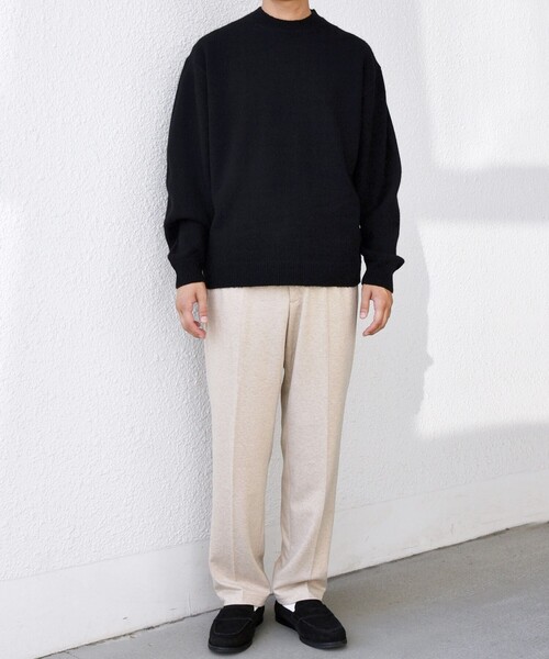 SHIPS any（シップス エニィ）の「SHIPS any: French Merino ウール クルーネック ニット◇（ニット/セーター・メンズ・ブラック/ブルー/グレー/レッド/グリーン/ブラウン・LARGE/MEDIUM/SMALL）」の12枚目の写真