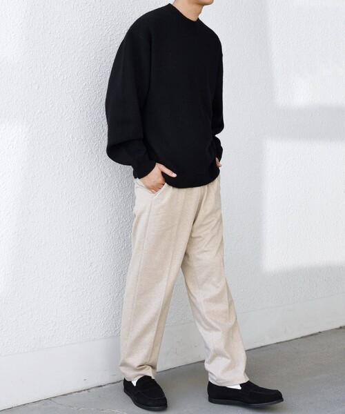 SHIPS any（シップス エニィ）の「SHIPS any: French Merino ウール クルーネック ニット◇（ニット/セーター・メンズ・ブラック/ブルー/グレー/レッド/グリーン/ブラウン・LARGE/MEDIUM/SMALL）」の13枚目の写真